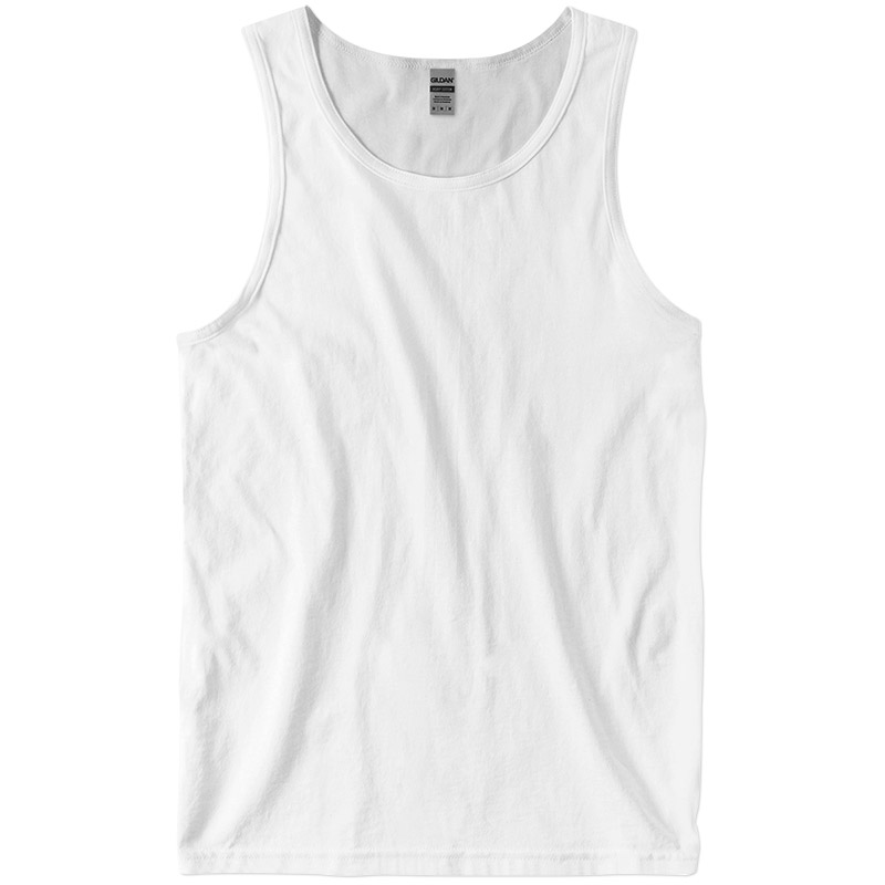 Gildan Cotton Tank - White