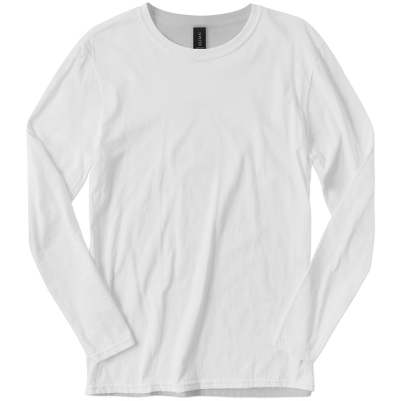 Gildan Softstyle Longsleeve Tee - White