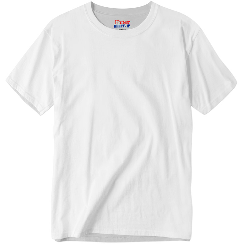 Hanes Beefy-T - White