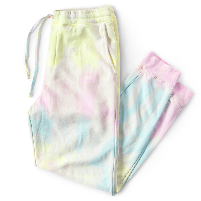 Independent Trading Tie-Dyed Sweatpants - Tie Dye Sunset Swirl