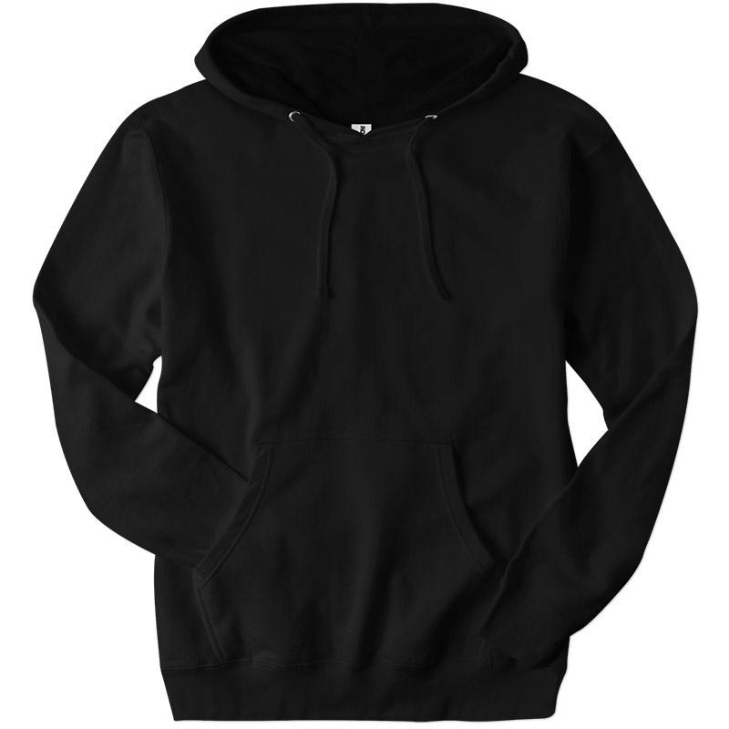 Independent Trading Midweight Pullover Hoodie - Black