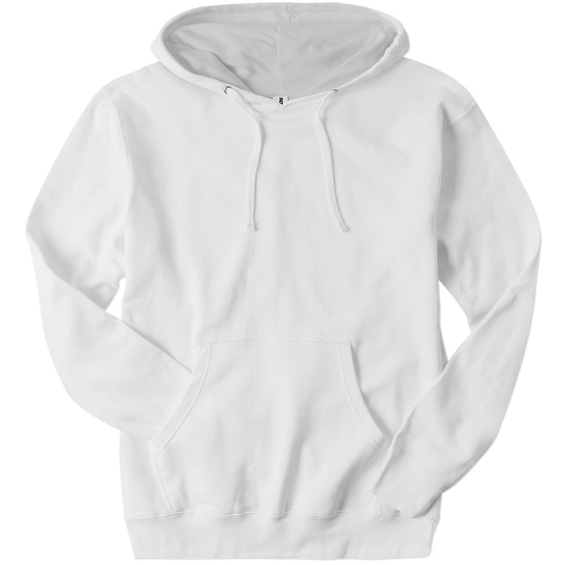 Independent Trading Midweight Pullover Hoodie - White