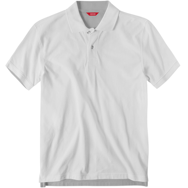 Izod Silkwash Pique Polo - White