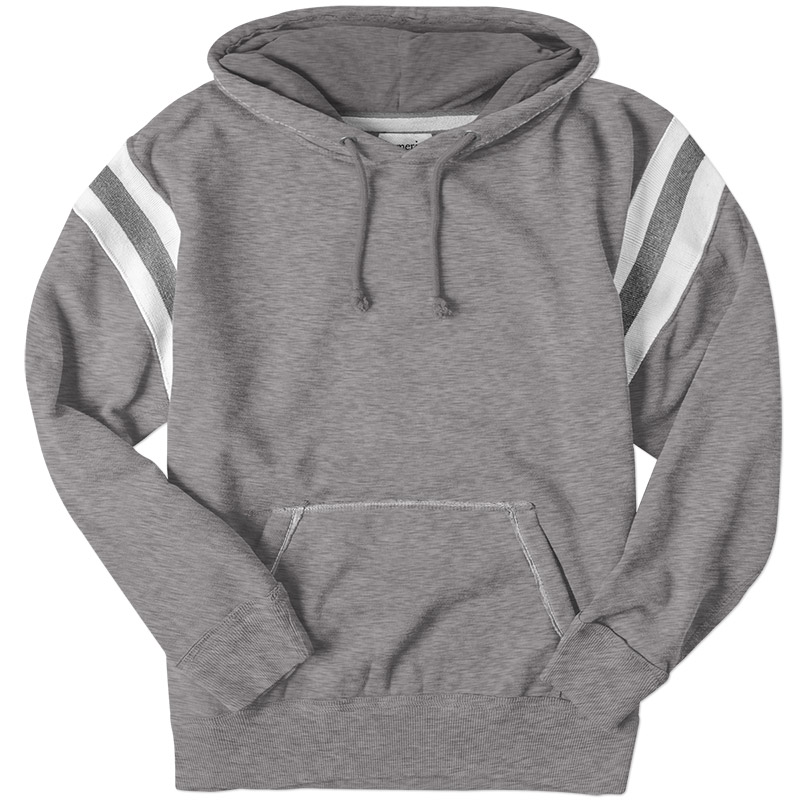 J America Vintage Athletic Hooded Sweatshirt - Smoke