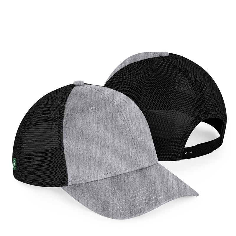 Legacy Lo-Pro Snapback Trucker Cap - Heather Grey/Black