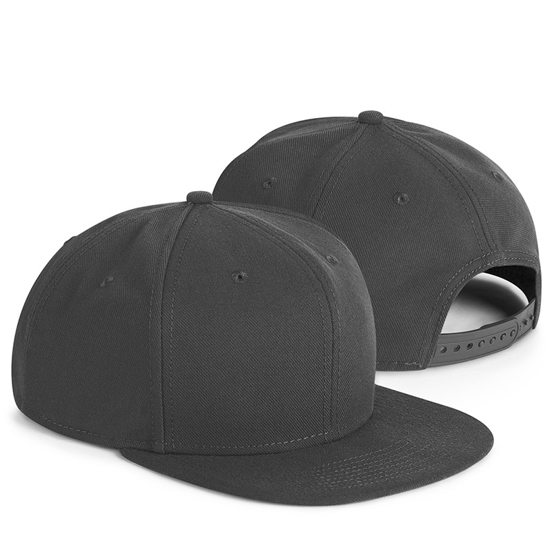 New Era Flat Bill Snapback - Graphite