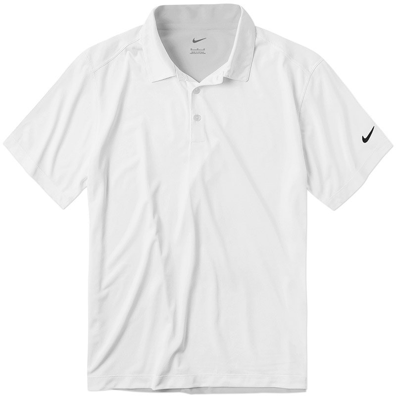 Nike Dri-FIT Verical Mesh Polo - White