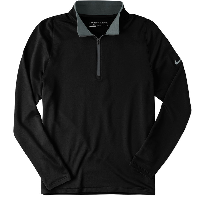half zip dri fit