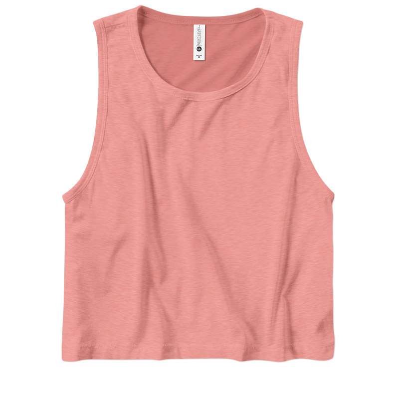 Next Level Ladies Festival Cropped Tank - Desert Pink