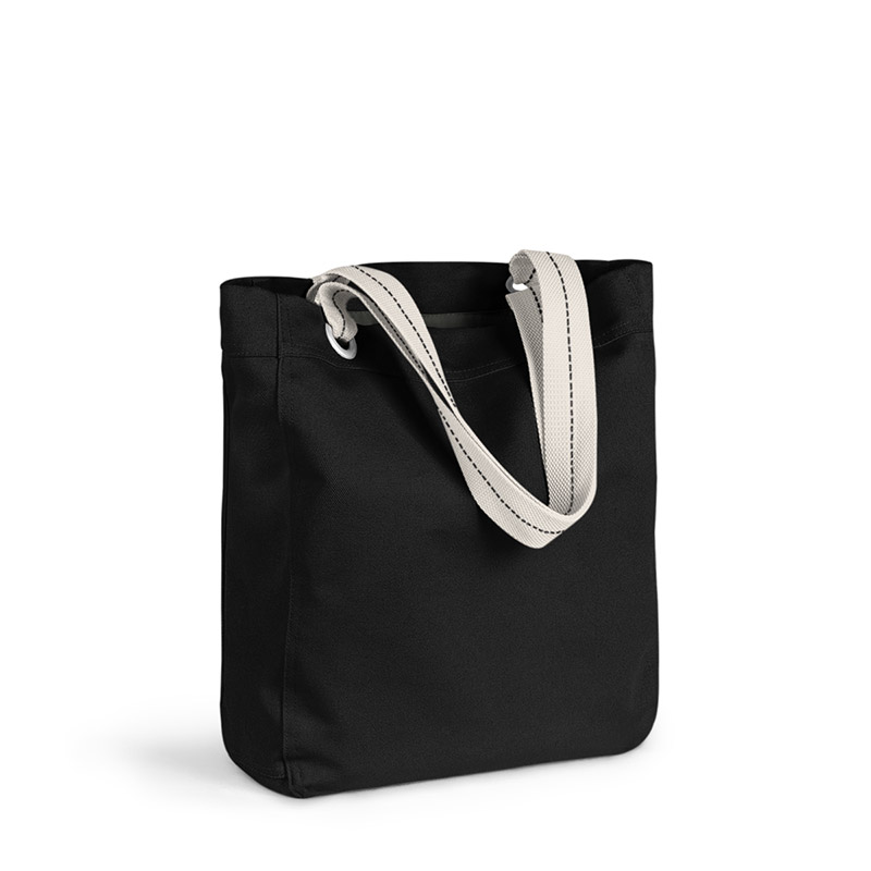Port Authority Canvas Tote - Black/Charcoal