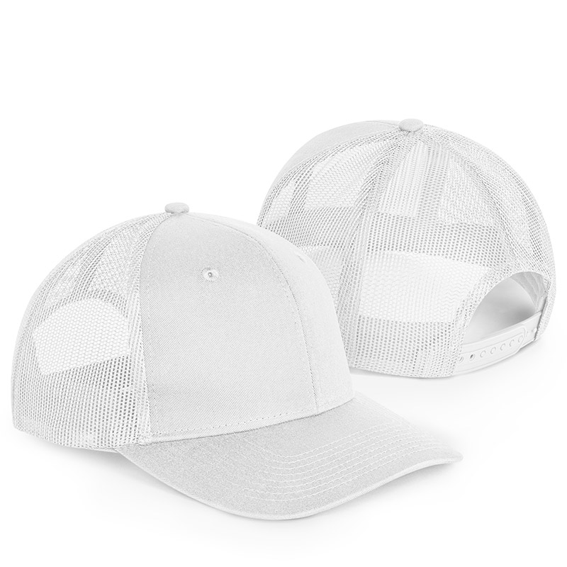 Port Authority Snapback Trucker Cap - White