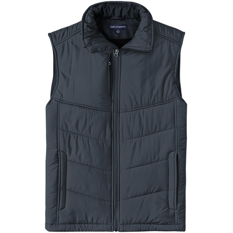 Port Authority Puffy Vest - Dark Slate/Black