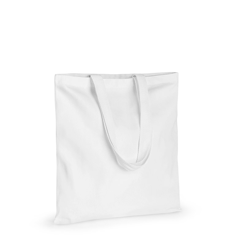 Q Tees Basic Canvas Tote - White