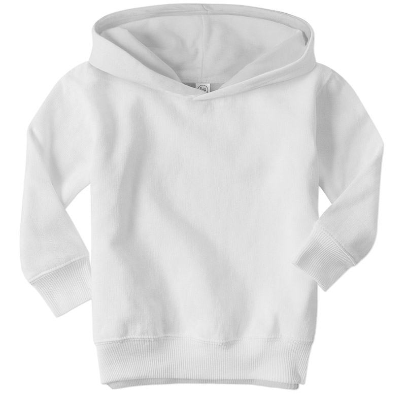 Rabbit Skins Toddler Pullover Hoodie - White