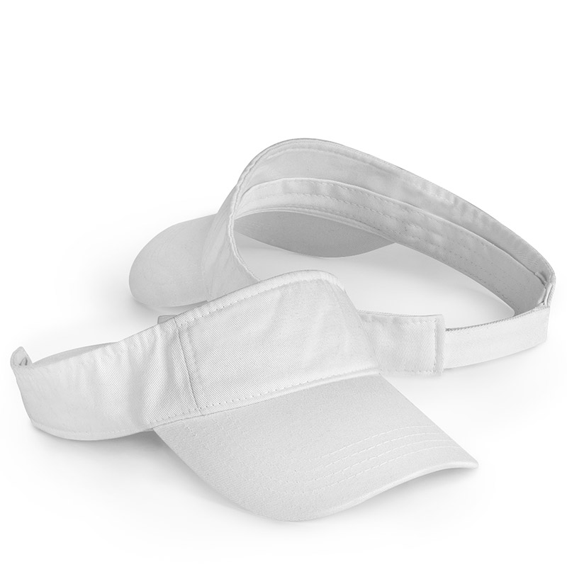 Sportsman Sandwich Visor - White
