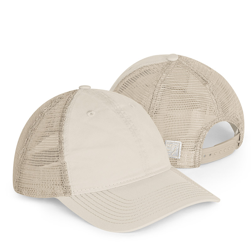 The Game Soft Trucker Cap - Stone/Khaki