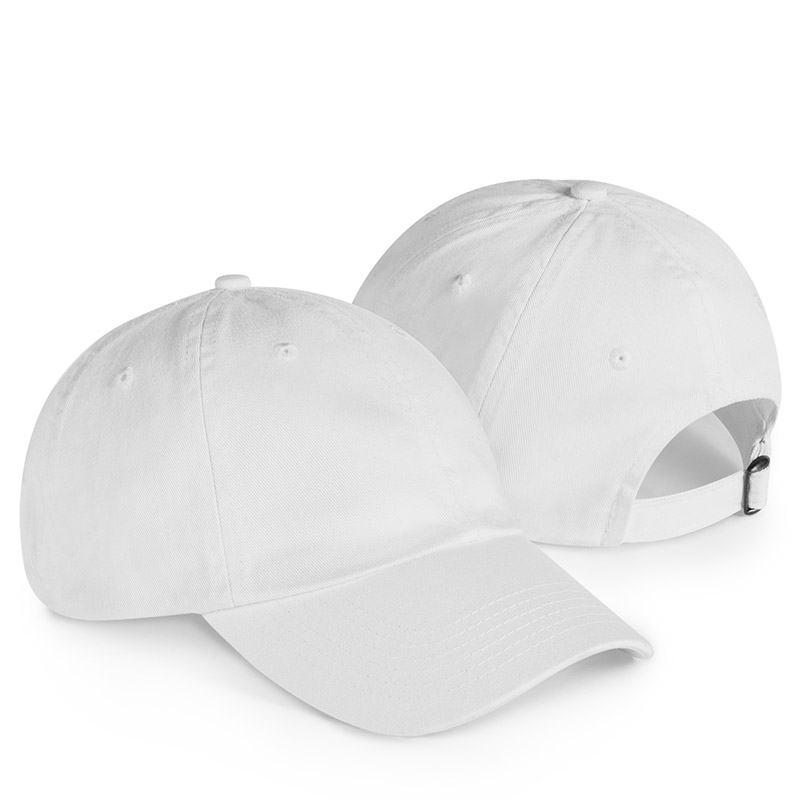 Valucap Classic Dad's Cap - White