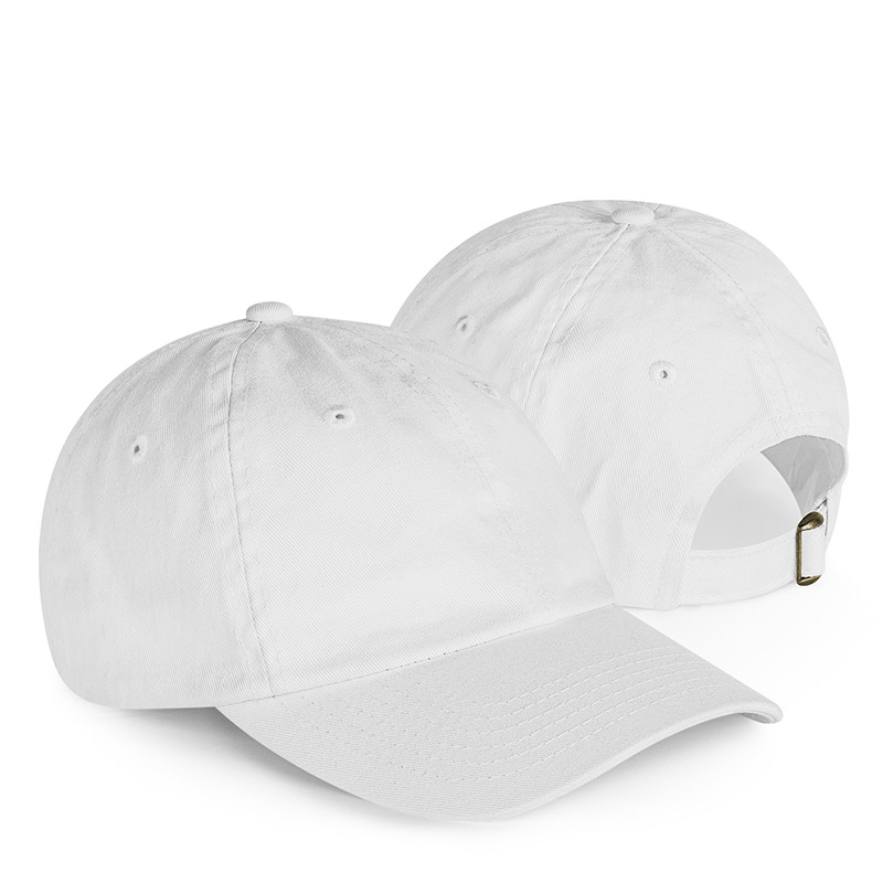 Valucap Youth Classic Dad's Cap - White