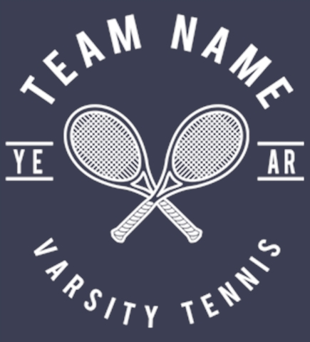 cool tennis shirt designs