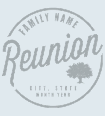 family reunion t shirt design template