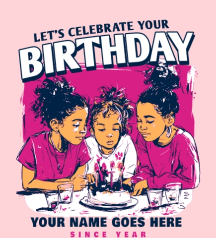 Birthday t-shirt design 51