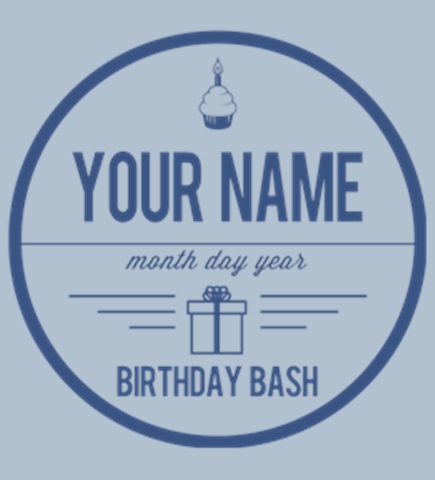 Birthday t-shirt design 50