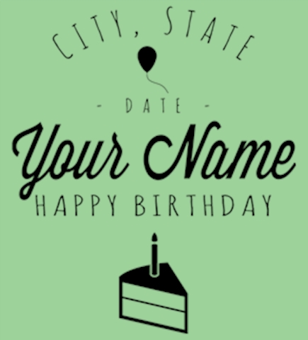 Birthday t-shirt design 36