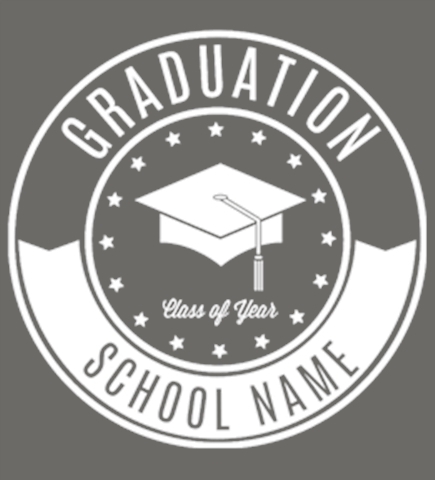 High School Graduation t-shirt design 19
