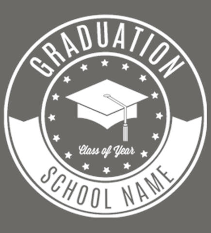 Graduation t-shirt design 6