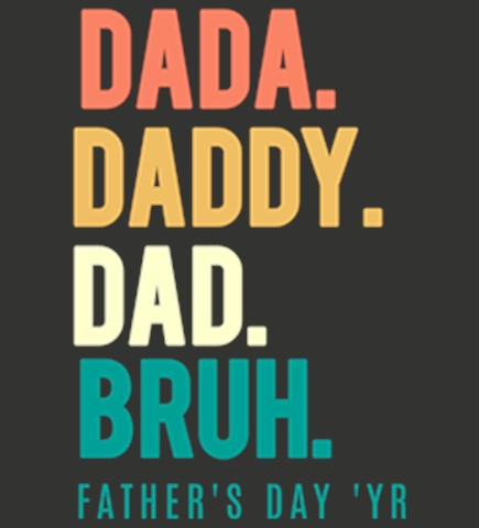 Fathers Day t-shirt design 3