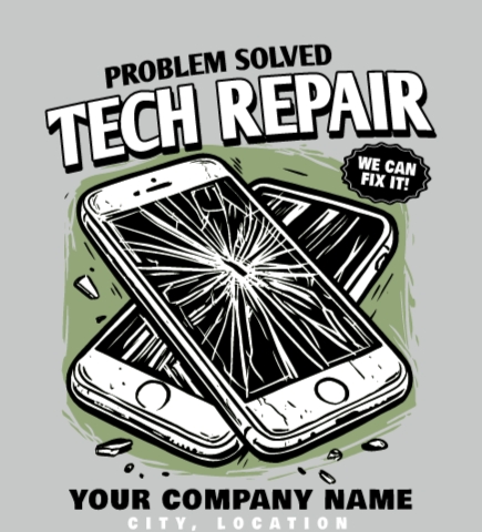Technology t-shirt design 2