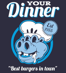 Restaurant t-shirt design 1