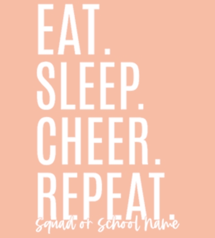 Cheerleading t-shirt design 8