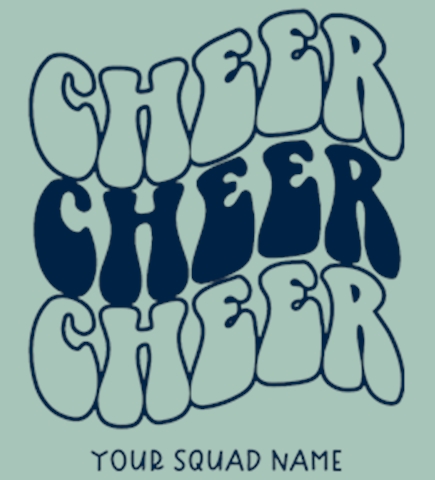 Cheerleading t-shirt design 20