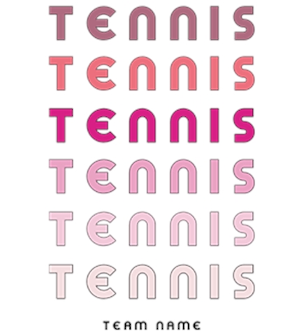 Tennis t-shirt design 9