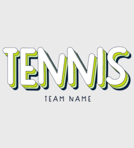 Tennis t-shirt design 15