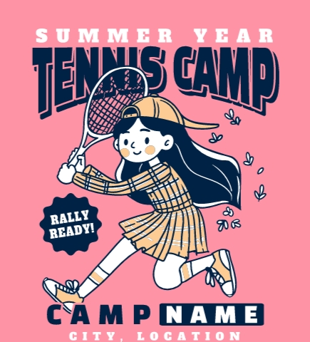 Summer Camp t-shirt design 45