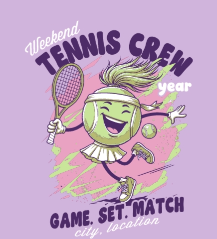 Custom Tennis T-Shirts - Design Shirts Online - UberPrints.com