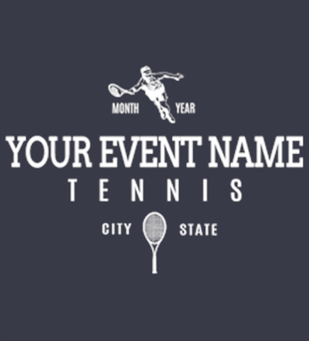 Custom Tennis T-Shirts - Design Shirts Online - UberPrints.com