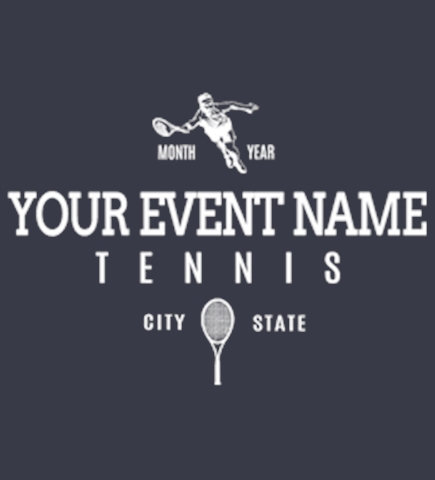 Tennis t-shirt design 27