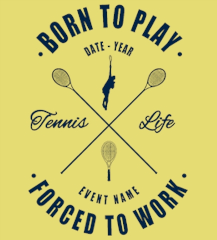 Tennis t-shirt design 20