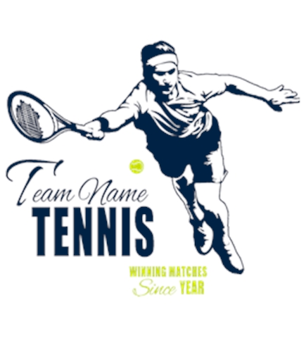 Tennis t-shirt design 64