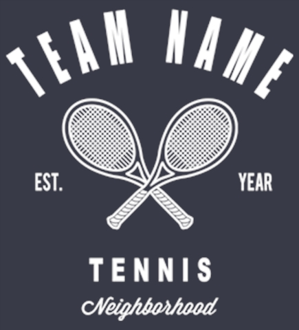 Tennis t-shirt design 27