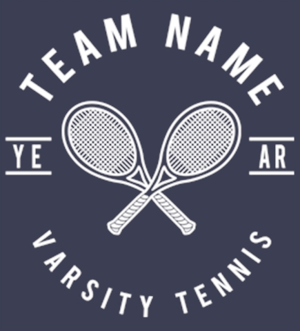 Tennis t-shirt design 16