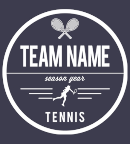 Tennis t-shirt design 38