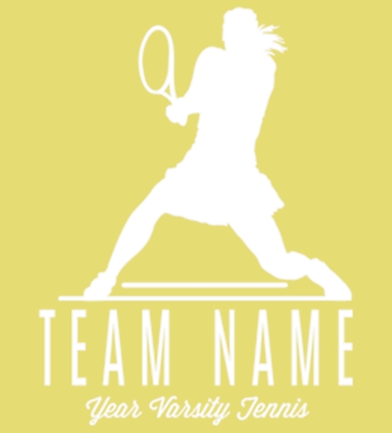 Tennis t-shirt design 21