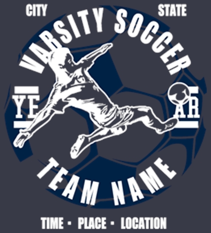 Soccer t-shirt design 36