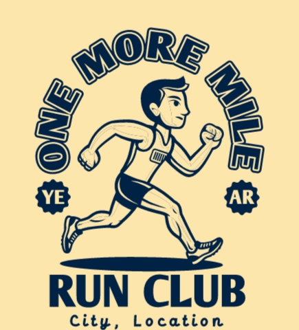 Running t-shirt design 12