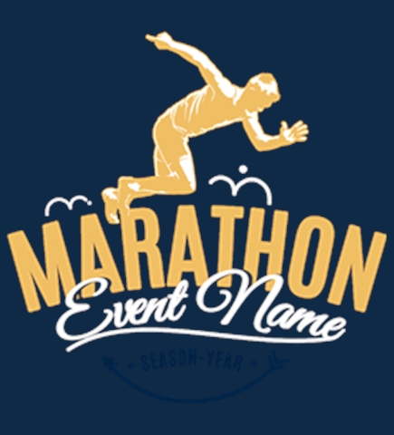 Marathon t-shirt design 43