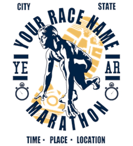Marathon t-shirt design 57